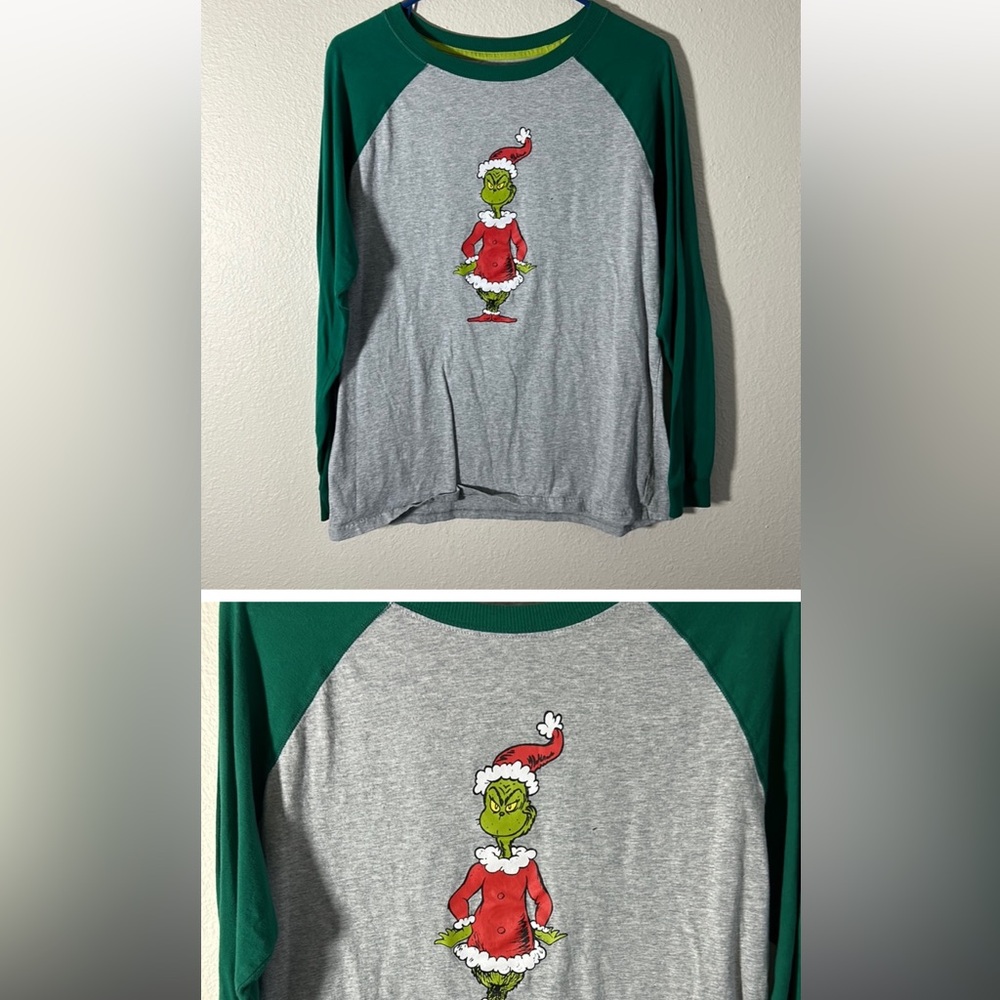 Two men’s Christmas shirts